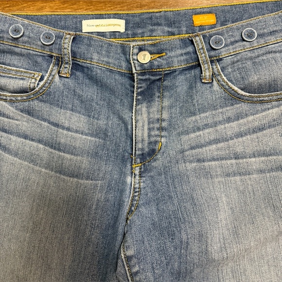 Anthropologie pilcro and the letterpress medium wash low rise denim jeans 31 EUC - Picture 3 of 13